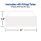 Avery Ultra Tabs, File Tabs, 3" x 1.5", 2-Side Writable, White, 24 Tabs Per Pack, 2-Pack, 48 Self Adhesive Tabs Total (34777)